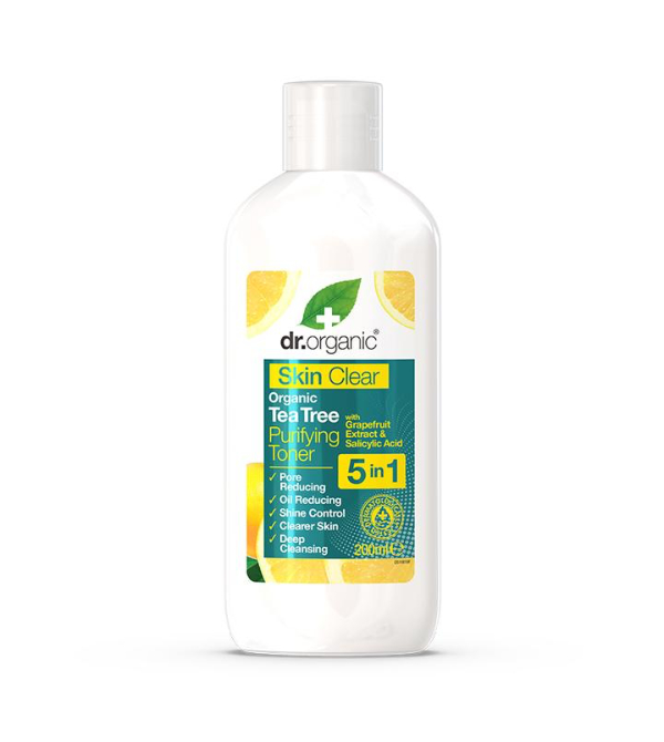 Dr Organic Skin Clear 5 in 1 Purifying Toner 200ml